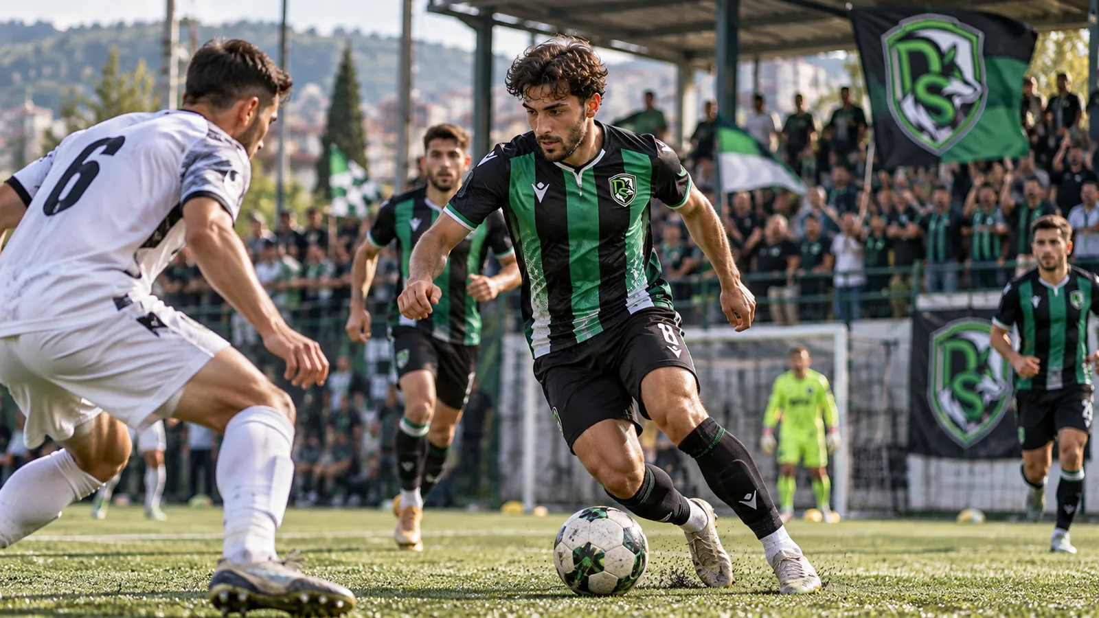 Doburca Spor Kulübü maç aksiyonu